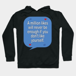 Social media detox - inspirational t-shirt gift idea Hoodie